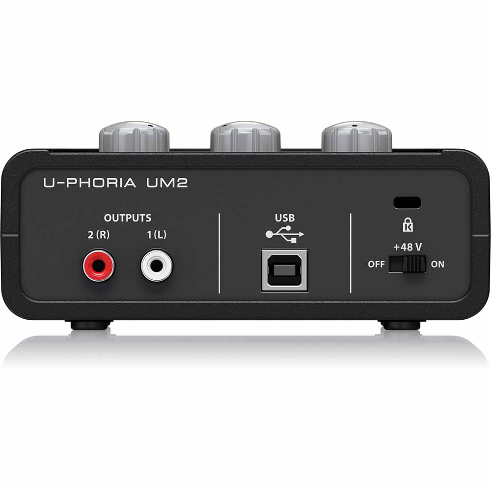Interface de Audio USB U-Phoria 2 entradas BEHRINGER UM2