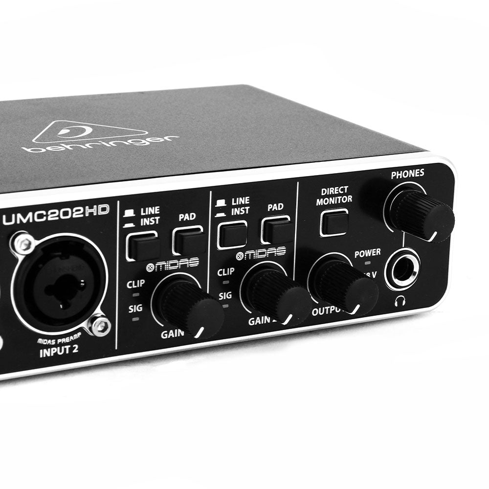 Behringer Umc202hd U-Phoria Interface De Audio UMC202HD