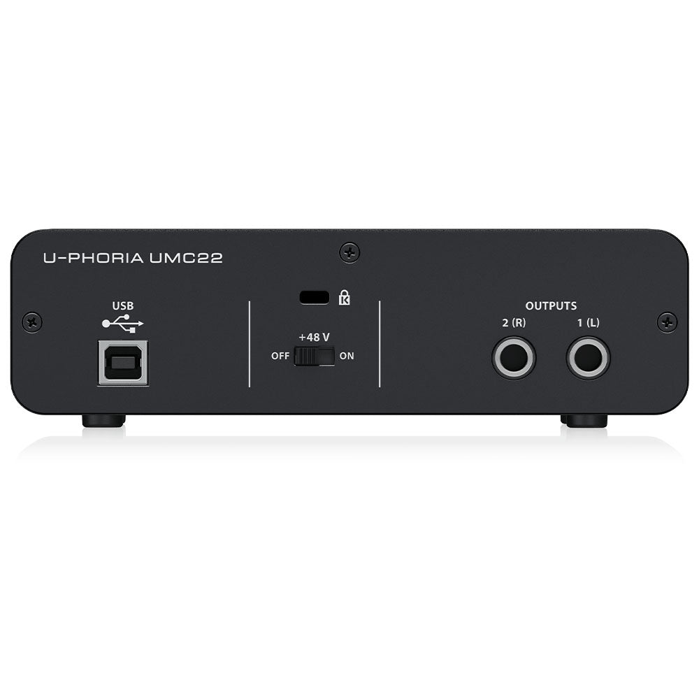 Audio Behringer Umc22 U-Phoria Interface UMC22