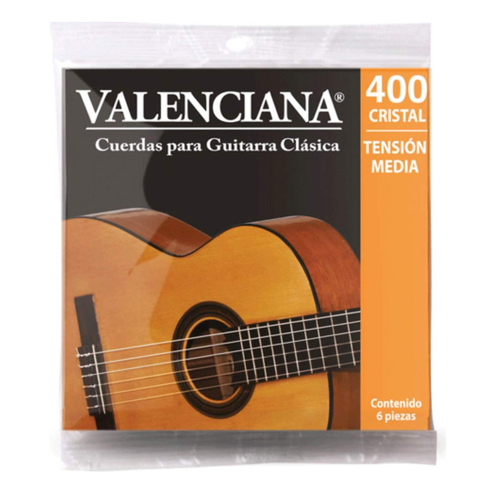 Encordadura Guitarra Acústica La Valenciana Vags400mc Nylon Transparente VAGS400MC