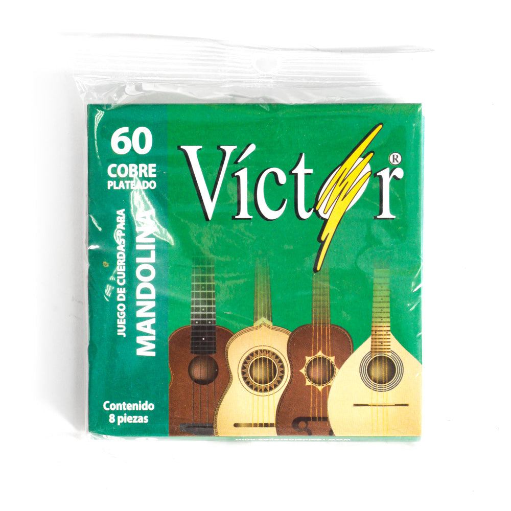 Encordadura Mandolina Victor Vcma60 8 Cuerdas VCMA60