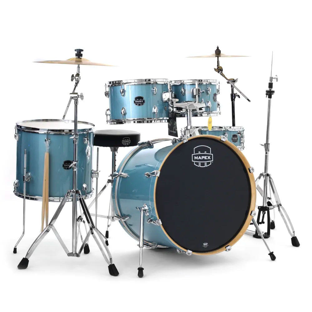 Mapex Ve5295ftcvj Batería Venus Aqua Blue Sparkle