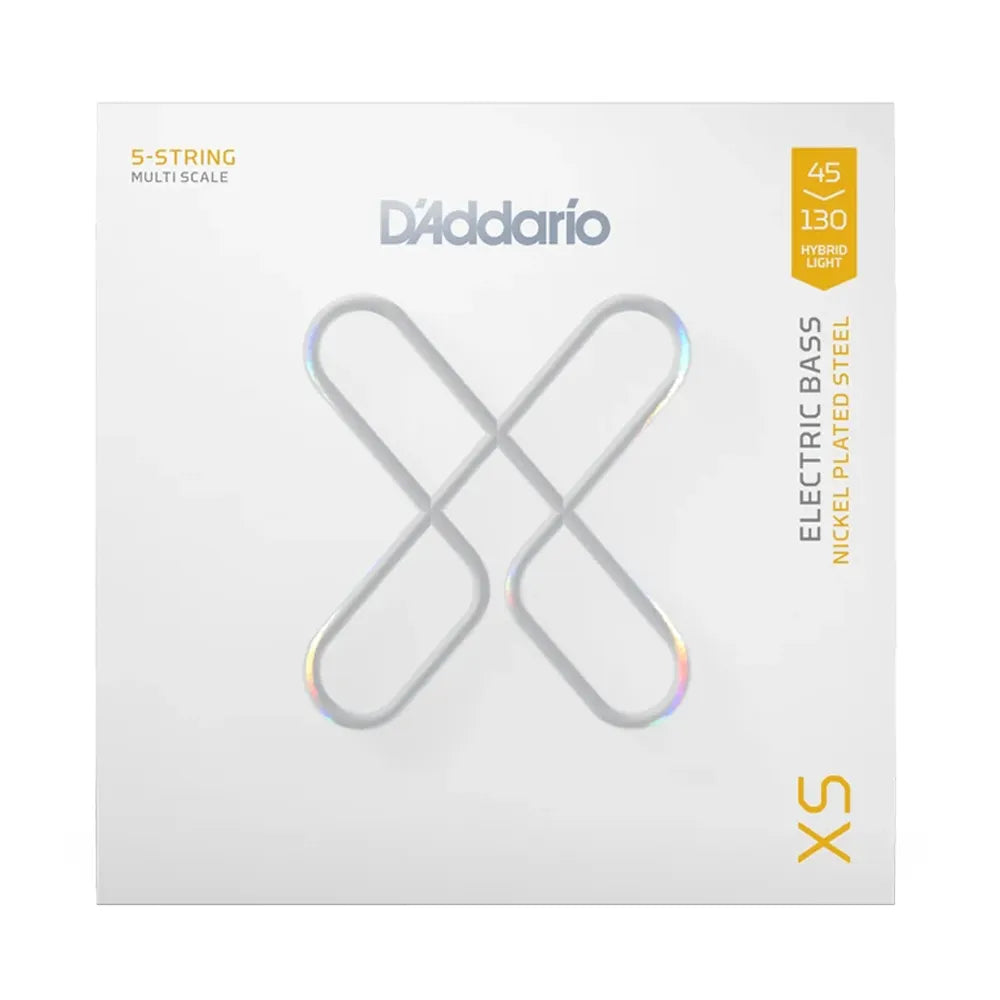 Daddario XSB45130MS Encordadura Bajo Eléctrico 45/130 5 Cuerdas