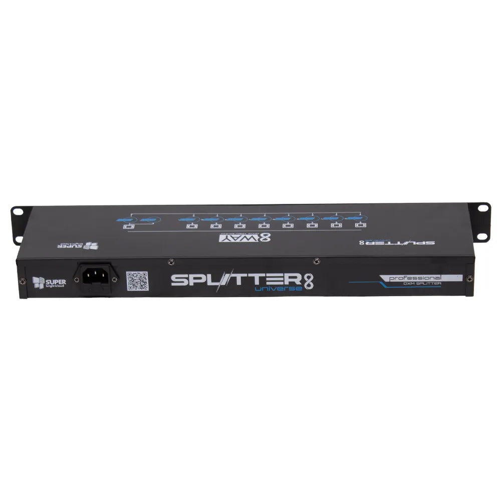 Super Bright Splitteruniverse8 Amplificador para Rack Dmx 1 In 8 Out